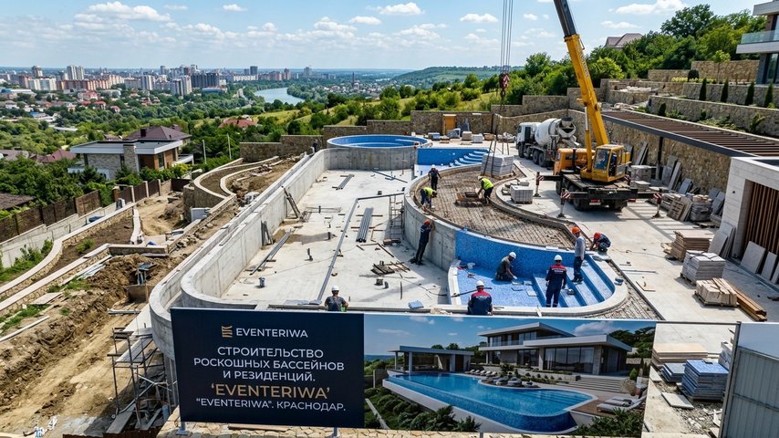 Проектирование и строительство бассейнов в Краснодаре
